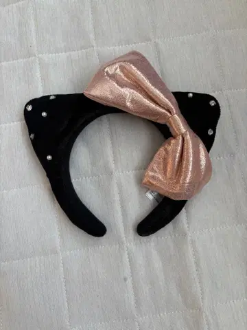 고양이 귀 머리띠 리본 포함