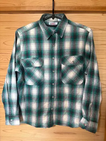 USA제 체크 무늬 플란넬 셔츠 PRIVATE PROPERTY