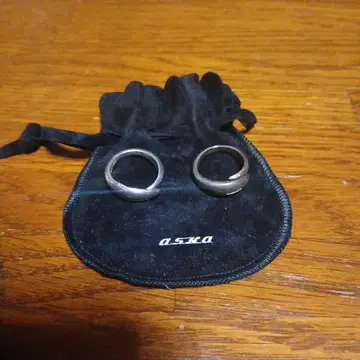 CHAGE and ASKA 실버 반지 2세트