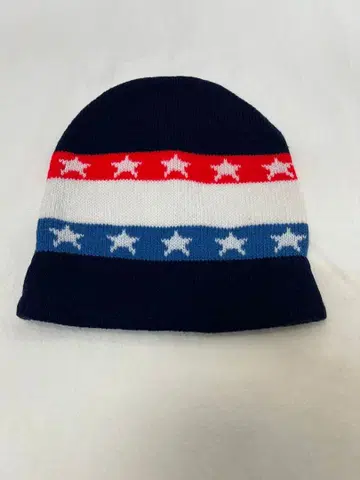 별 패턴 니트 비니