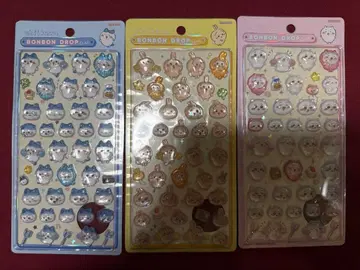 치이카와 (먼작귀) 스티커 모자 꽁지 드롭 3종류