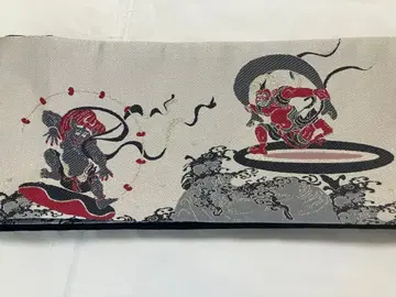 반폭 오비 반폭 오비 미사용 폴리에스테르 풍신뇌신