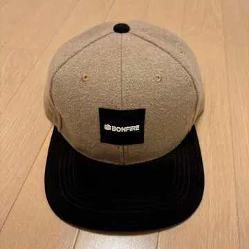 BONFIRE 울 야구 모자 바이저 스웨이드 느낌