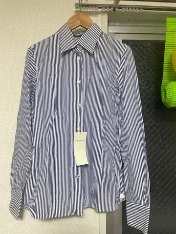 TOMORROWLAND 블루 화이트 스트라이프 긴팔 셔츠 택 포함 새상품