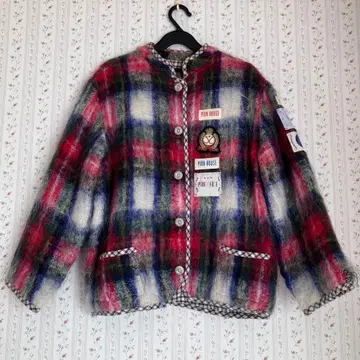 핑크하우스 자켓 모헤어