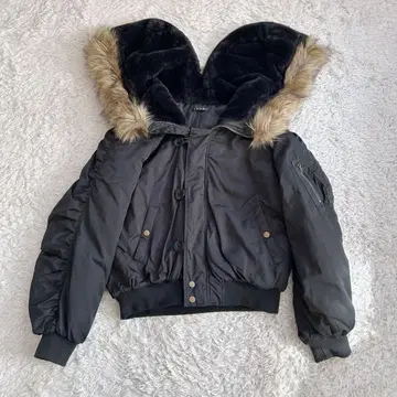 00s y2k N2B 플라이트 자켓 밀리터리 블랙 y2k 쇼트 기장