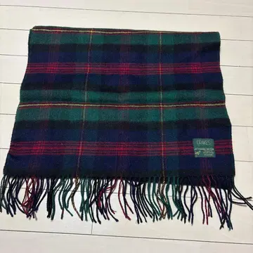 DRAKE'S 캐시미어 울 체크 머플러