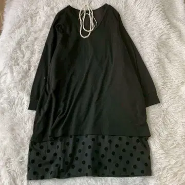 patterntorso 이소재 플로키 도트 원피스 안티카