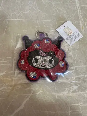 오사카 간사이 박람회 먁먁 키라키라 가죽 키링 쿠로미