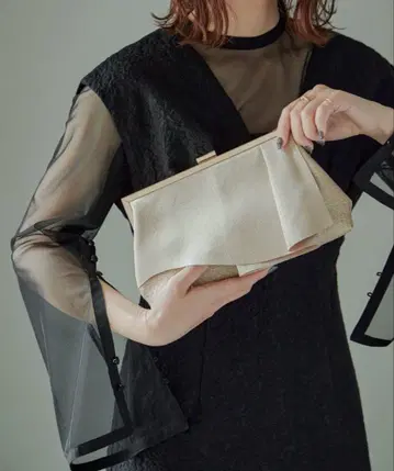 아이보리 클러치백 파티백