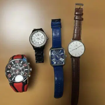 남성용 시계 세트 4점 묶음 판매