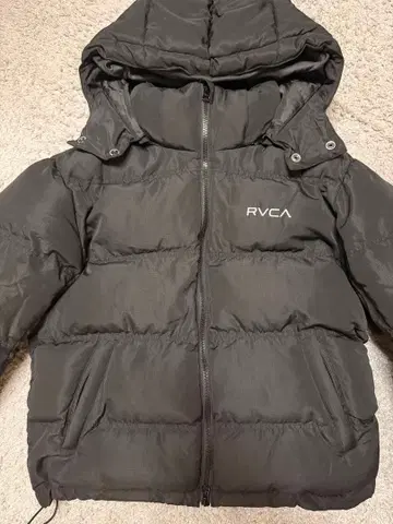 RVCA 블랙 다운 자켓 여성용 S
