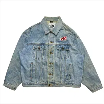PRIME TIME MERCHANDISE 데님 자켓 구제 의류 남성용 L