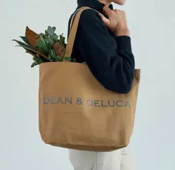 DEAN&DELUCA 차리티 토트백 2025 카페오레 L 사이즈