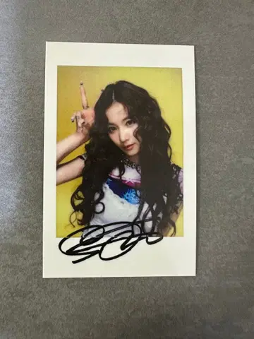 TWICE 중국 팬사인회 당첨자 한정판 폴라로이드 트레이딩 카드 사나