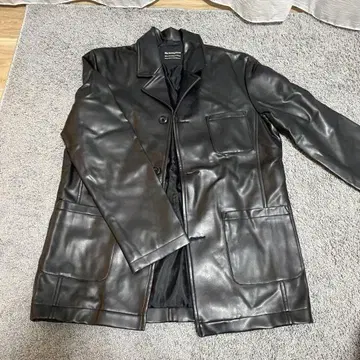 가죽 자켓 라이더스 블랙 아우터