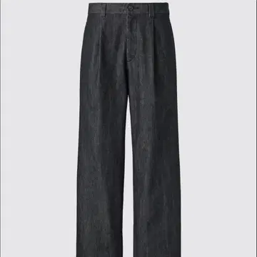 UNIQLOC 유니클로시 턱 스트레이트 팬츠 데님 사이즈 82