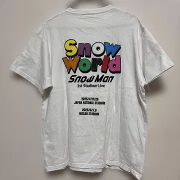 SnowMan Snow World 라이브 티셔츠 로고ver.