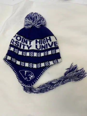 폼폼 니트 모자