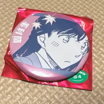 명탐정 코난 공식 앱 홍 시리즈 유미란(모리 란) 캔뱃지