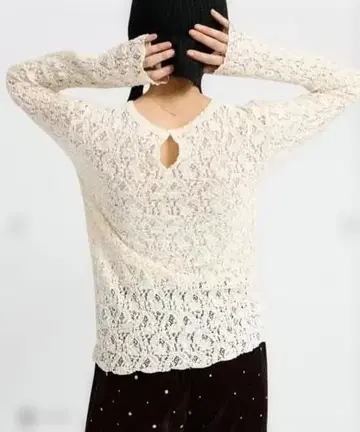 IENA 이에나 Flower 스트레치 레이스 풀오버 [ 미사용 새상품 ]