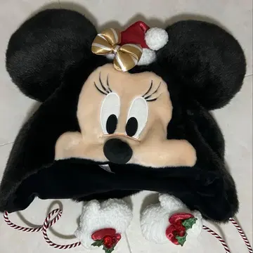 미니 마우스 플리스 모자 귀 포함