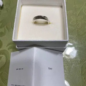 Paso 실버 반지 미사용품