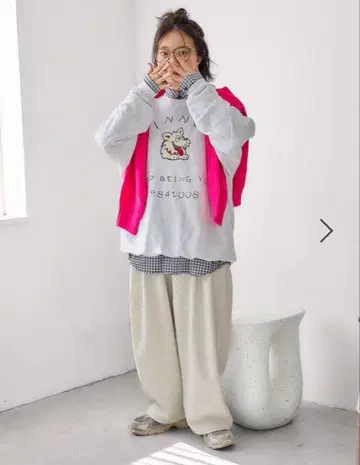 바야코 기획 keep being you hirock 콜라보 맨투맨 INU