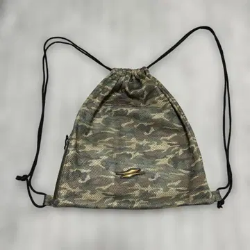 00s 카모 패턴 메쉬 냅색 테크 y2k