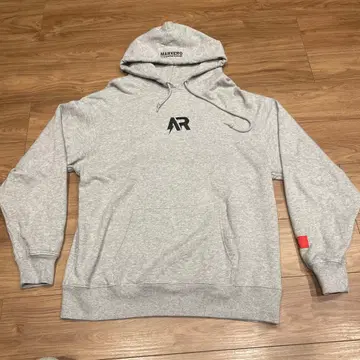 MARXERO AR 로고 그레이 후드티 마르셀로 야스보 류키야 XXL