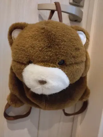 레트로 봉제 인형 백팩