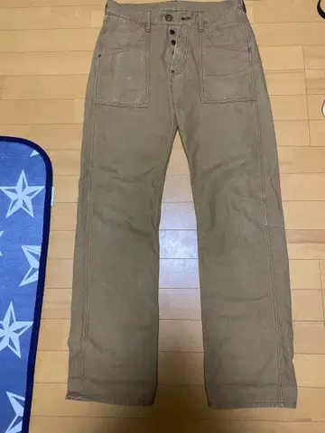 페로우즈 pherrow's 1930's 브라운 덕 워크 팬츠 333 WP