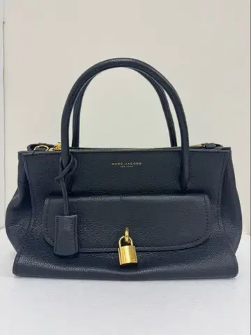 MARC JACOBS 블랙 가죽 토트백