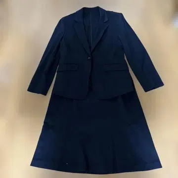 23구 네이비 싱글 버튼 스커트 수트