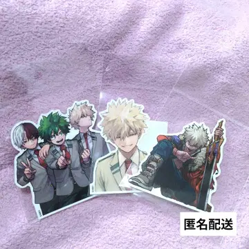 나의 히어로 아카데미아 히로아카 다이컷 스티커 바쿠고 카츠키 3세트