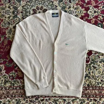 [ SPORTSWEAR ] 1990년대 베이지 아크릴 가디건