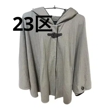 [ 23구 ] 후드 부착 판초 케이프 코트