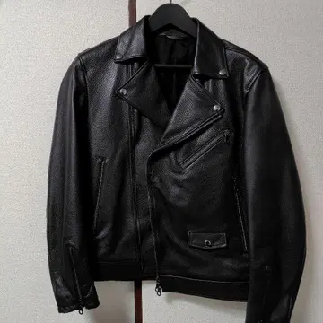 더블 라이더 자켓 블랙 46