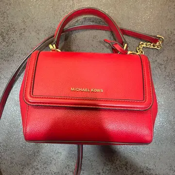 MICHAEL KORS 레드 숄더백