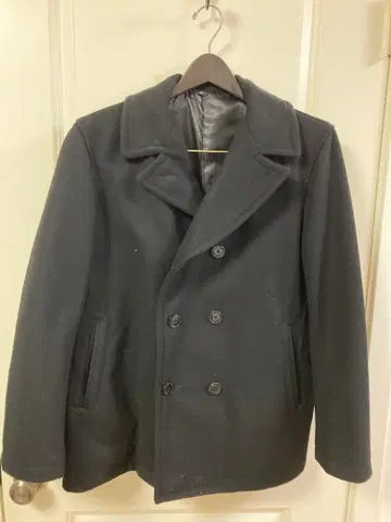 gu 블랙 피코트 L 사이즈