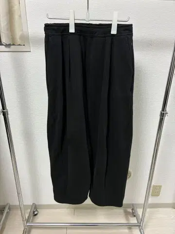 BEAMS 벌룬 스웨트 팬츠 BLACK S 사이즈