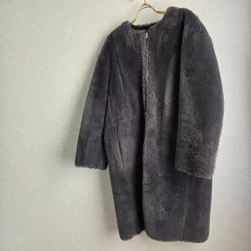 그레이 집업 롱 코트