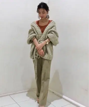 SNIDEL 스트레이트 컬러 팬츠