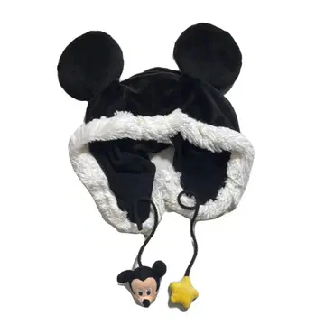 레어 디즈니 팬캡 미키 크리스마스 방한