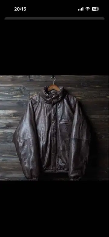 PABLO VINCI Leather down jacket