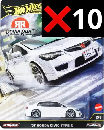 핫휠 2007 혼다 시빅 타입 R FD2 10대
