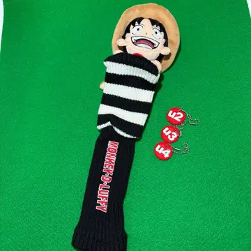 [ 미사용 ] 원피스 몽키 D 루피 골프 헤드커버 UT용