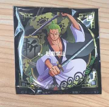 ONEPIECE 동료 캔뱃지 조로 와노쿠니