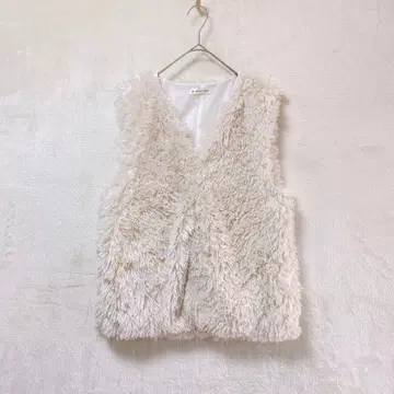 마제스틱 레곤 퍼 베스트 M V넥 아이보리