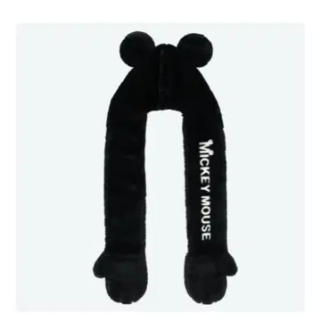 엠즈 씨용 미사용 새상품 미키마우스 머플러 캡